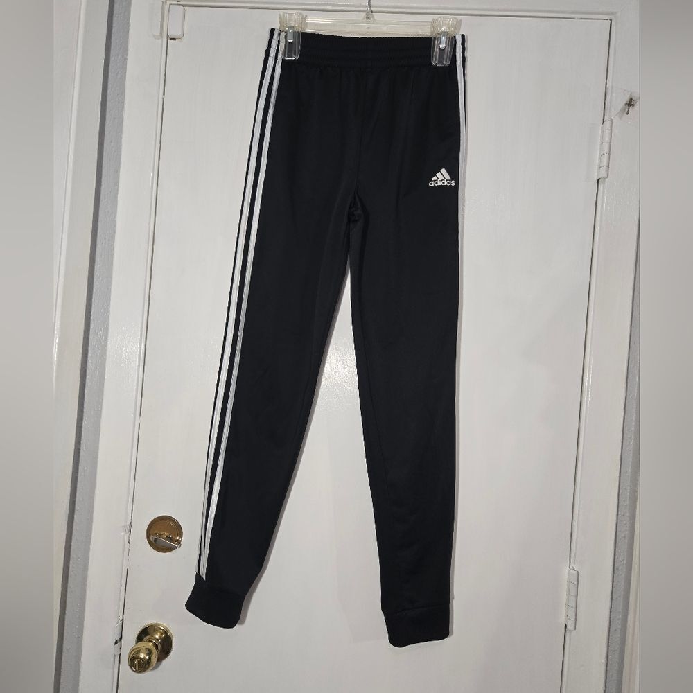 adidas Boys' Iconic Tricot Athletic Pants Sz 14/16 - Picture 2 of 11
